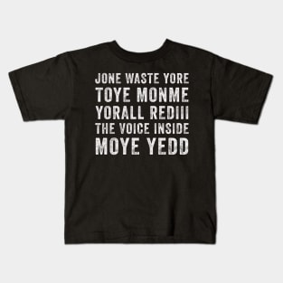 JONE WASTE YORE Funny I Miss You Jone Waste Yore Toye Monme Kids T-Shirt